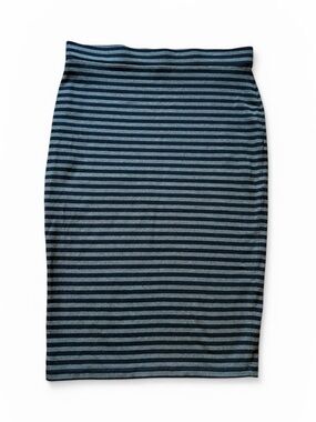 Smart Set, Striped Pencil Skirt, size medium, cotton and spandex